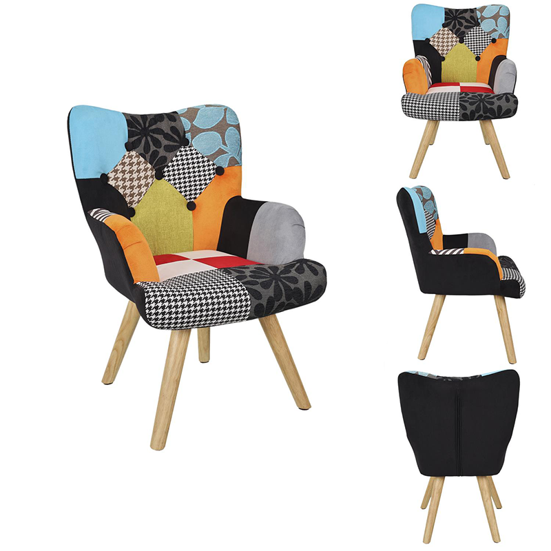 Fauteuil Helsinki Patchwork enfant Home Deco Factory