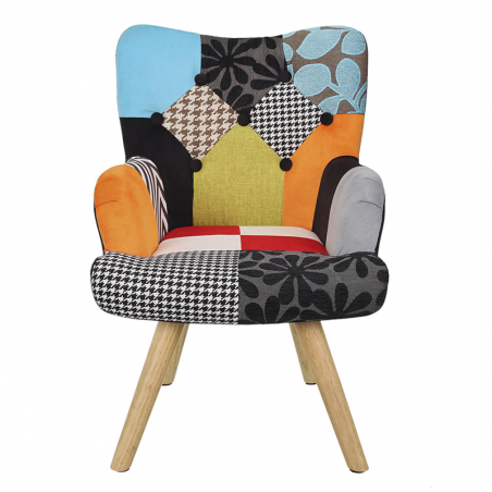 Fauteuil Helsinki Patchwork enfant Home Deco Factory