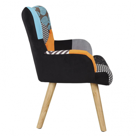 Fauteuil Helsinki Patchwork enfant Home Deco Factory