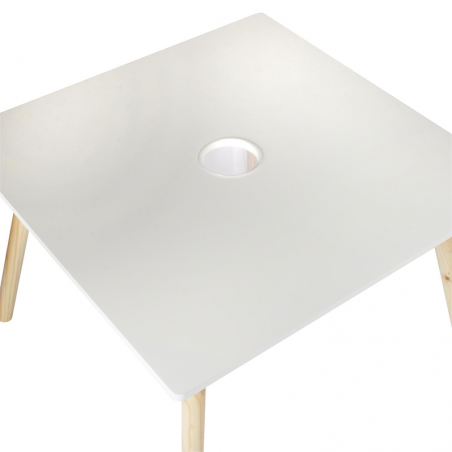 Table avec pot a crayons Gribouille Home Deco Kids