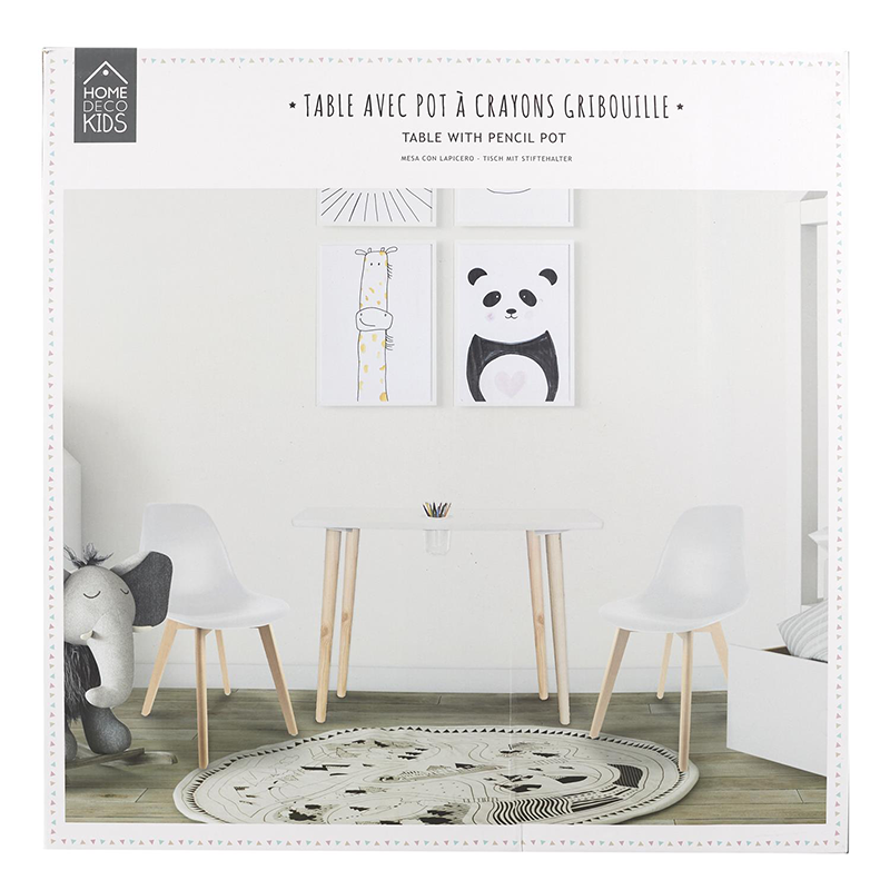Table et 2 chaises Licorne Lily Home Deco Kids