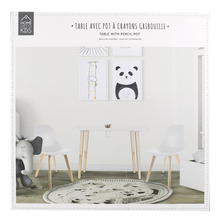 Table et 2 chaises Licorne Lily Home Deco Kids