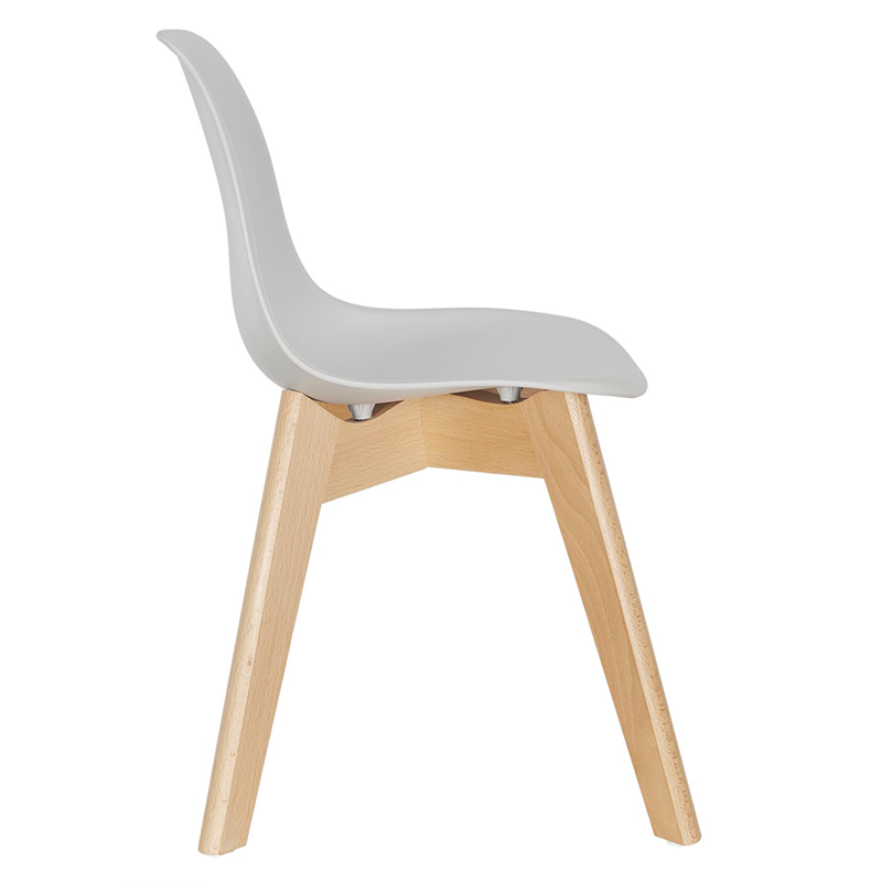 Chaise scandinave enfant coque Gris Home Deco Factory