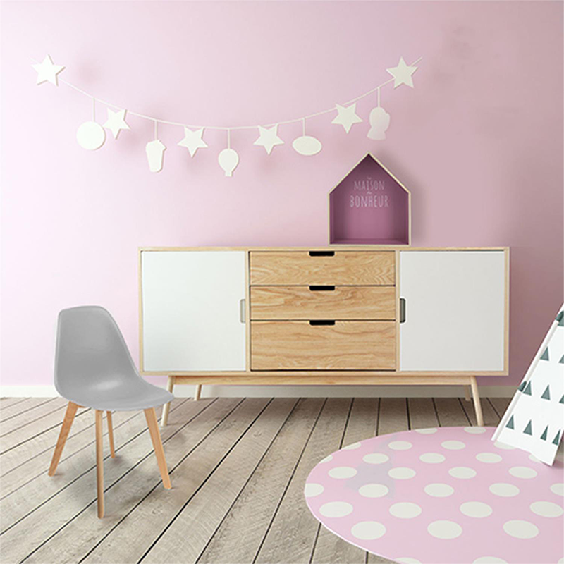 Chaise scandinave enfant coque Gris Home Deco Factory