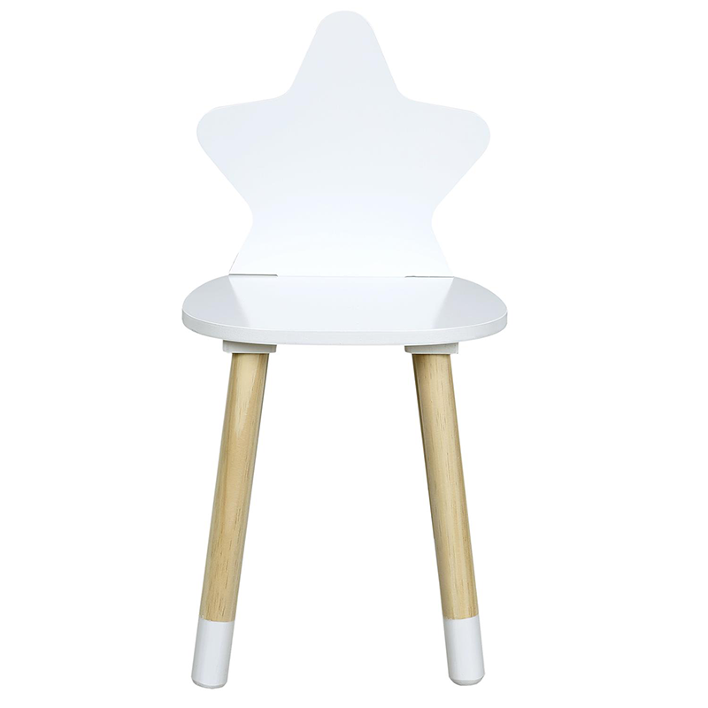 Chaise enfant étoile Blanche Home Deco Kids
