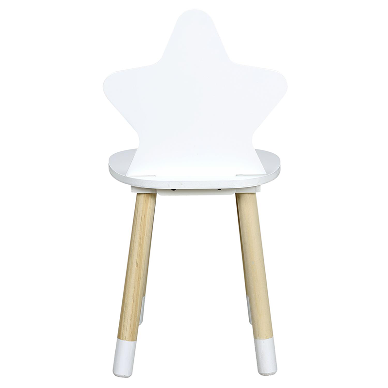 Chaise enfant étoile Blanche Home Deco Kids