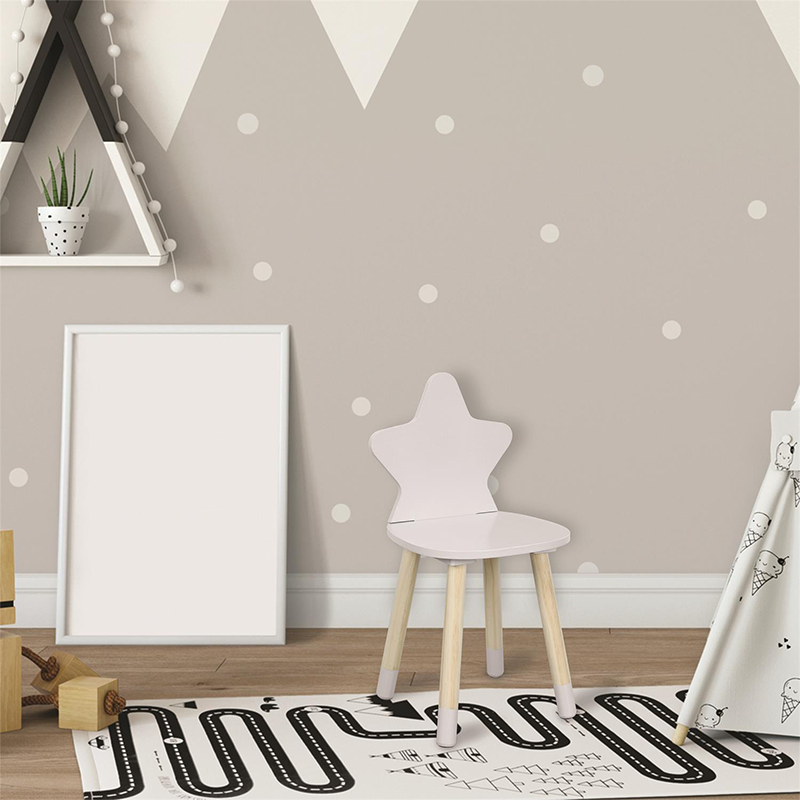 Chaise enfant étoile Blanche Home Deco Kids