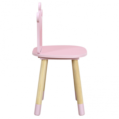 Chaise enfant couronne Rose Home Deco Kids