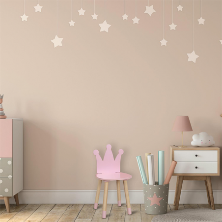 Chaise enfant couronne Rose Home Deco Kids