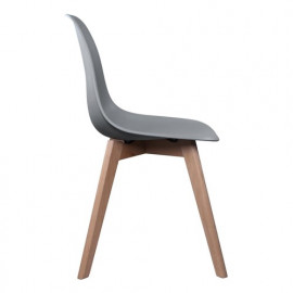 Chaise scandinave coque Noire 2