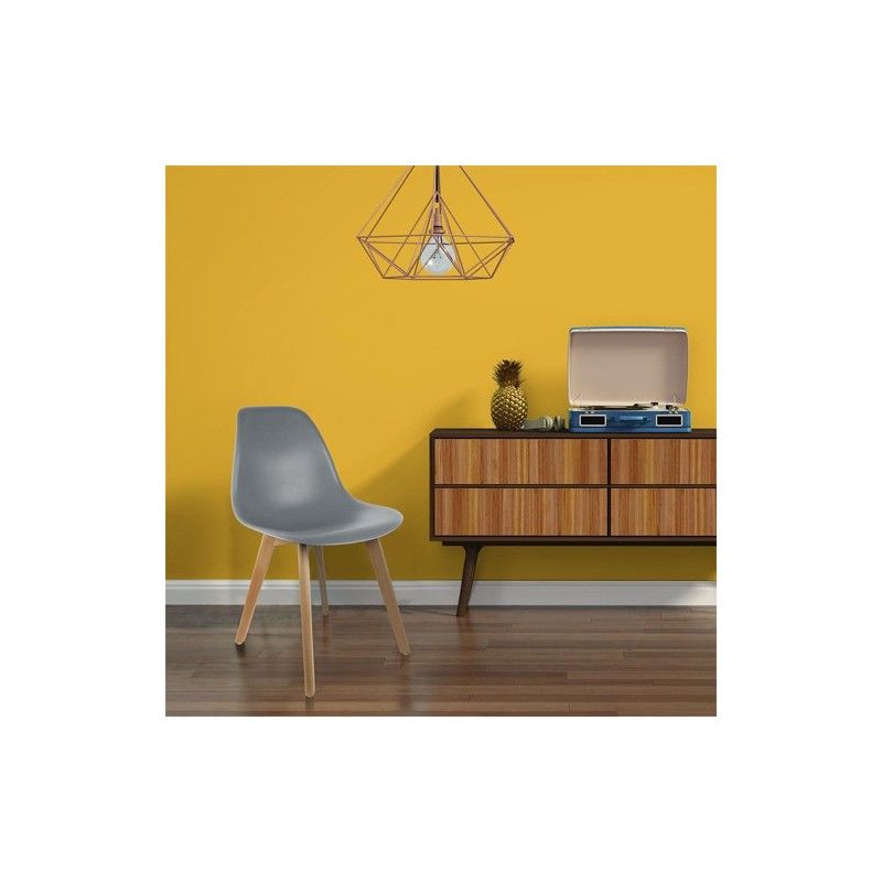 Chaise scandinave coque Noire