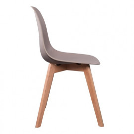 Chaise scandinave coque Noire 2