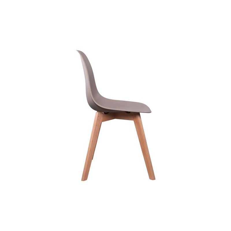 Chaise scandinave coque Noire