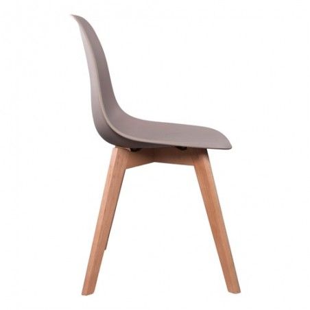 Chaise scandinave coque Noire