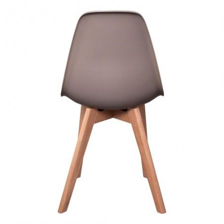 Chaise scandinave coque Noire