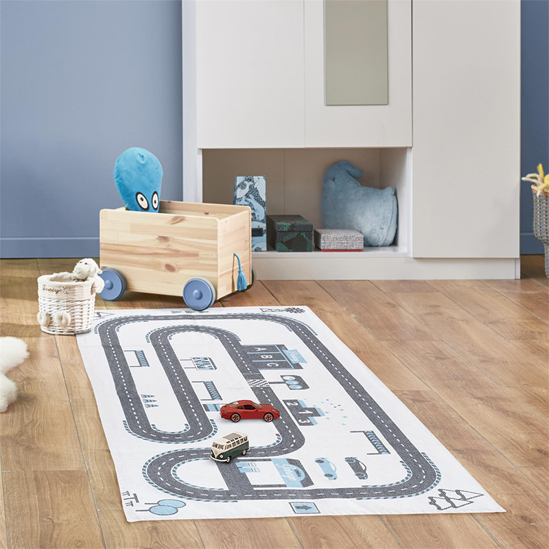 Tapis enfant circuit 140x70 Home Deco Kids
