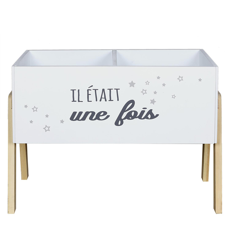 Bac à livres enfant Il était une fois Blanc Home Deco kids
