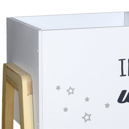 Bac à livres enfant Il était une fois Blanc Home Deco kids