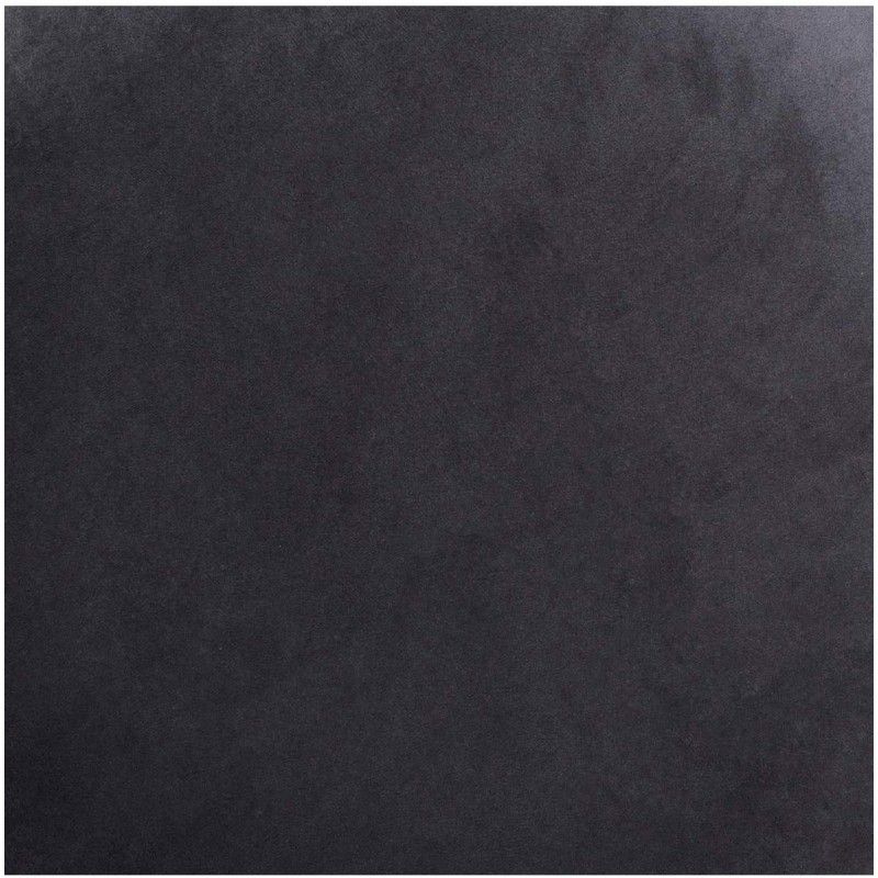 Pouf Velours Gris Sinan Atmosphera