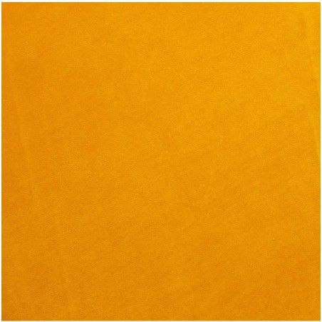 Tabouret Velours Arty Jaune Ocre Atmosphera