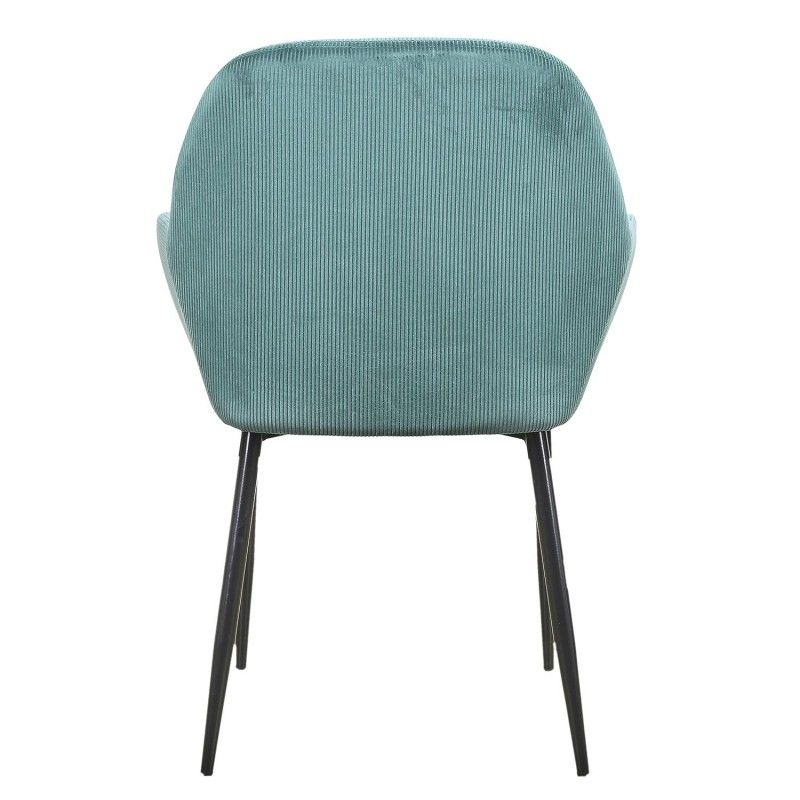 Lot De 2 Fauteuils Giulia Bleu Canard Home Deco Factory