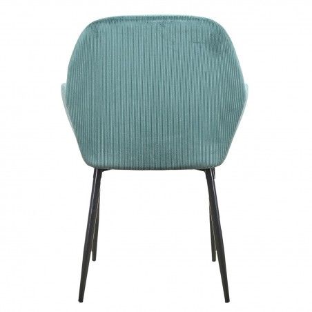 Lot De 2 Fauteuils Giulia Bleu Canard Home Deco Factory