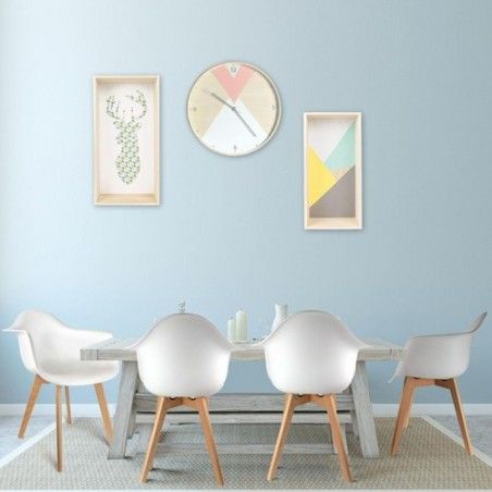 Chaise Scandinave Transparente Noire