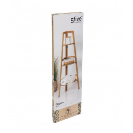 Étagère Angle Salle De Bain 3 Niveau Bambou Five 2