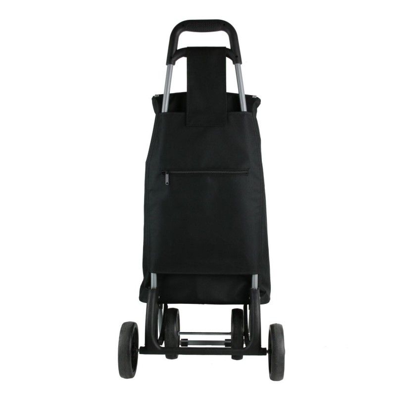 Chariot De Marche 4 Roues Noir Home Deco Factory