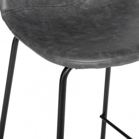 Tabouret de bar Vintage Vladi Gris Atmosphera