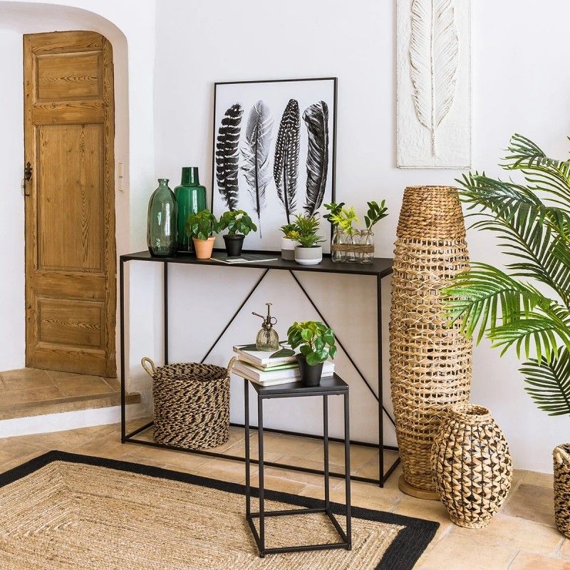 Console Gota 120 Cm Noir Atmosphera