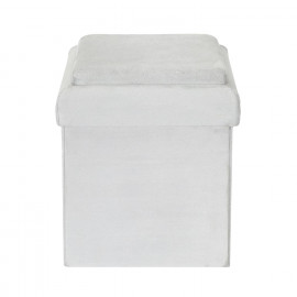 Coffre pouf pliable brique GRIS Home Deco Kids 2