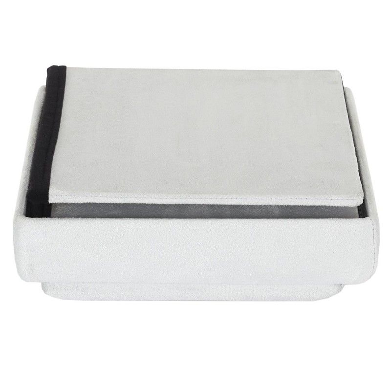 Coffre pouf pliable brique GRIS Home Deco Kids