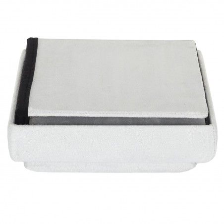 Coffre pouf pliable brique GRIS Home Deco Kids