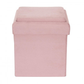Coffre pouf pliable brique Rose Home Deco Kids 2