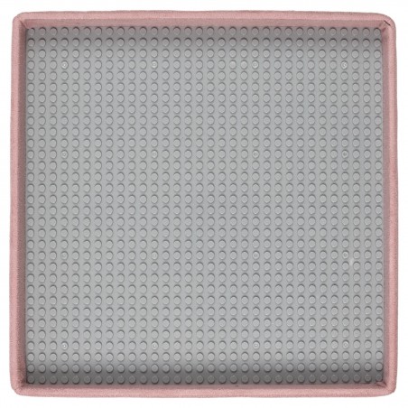 Coffre pouf pliable brique Rose Home Deco Kids