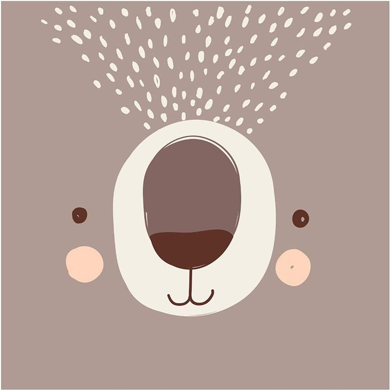 Parure de lit enfant Ours 140x200 Atmosphera