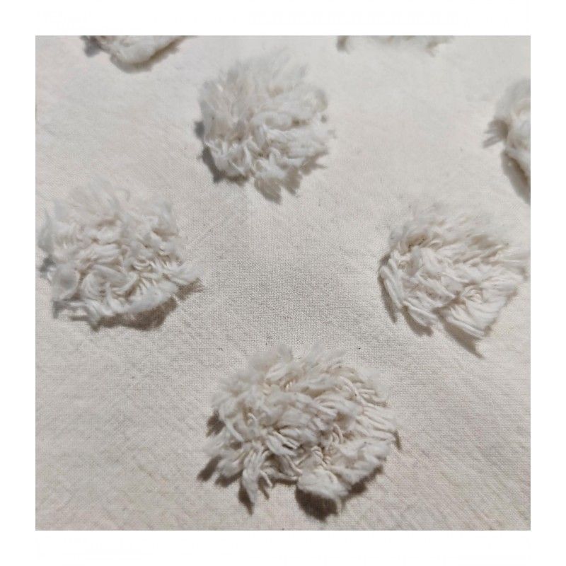 Parure De Lit Coton Lavé 240 X 220 Ivoire Atmosphera