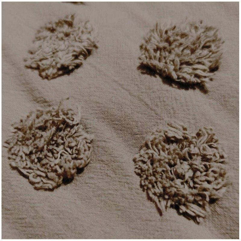 Parure De Lit Coton Lavé 240 X 220 Gris Atmosphera