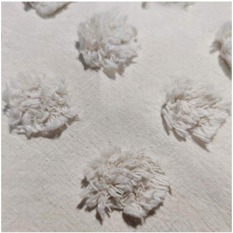 Parure De Lit Coton Lavé 260 X 240 Ivoire Atmosphera