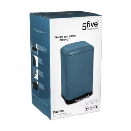 Poubelle En Métal Ariane 30 L Bleu Five 2