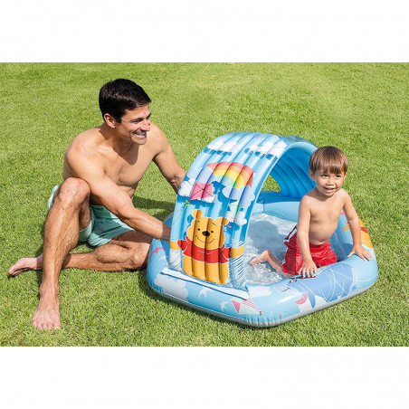 Piscinette Winnie avec pare soleil 109 x 102 x 71 cm Intex