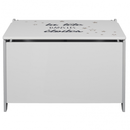 Coffre A jouets Enfant Gris Home Deco Kids