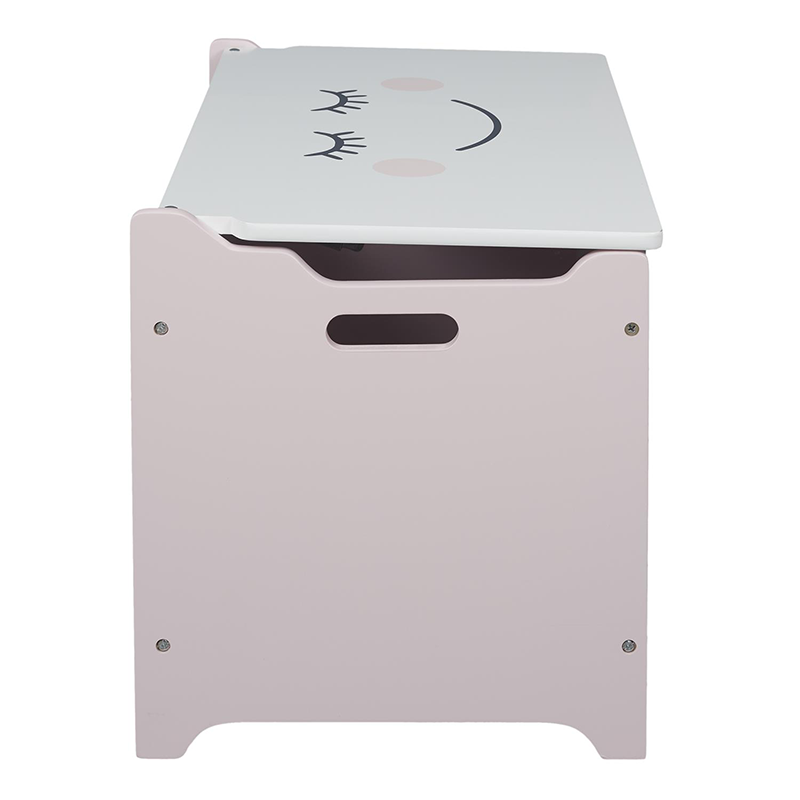 Coffre A Jouets Moon Blanc Home Deco Kids