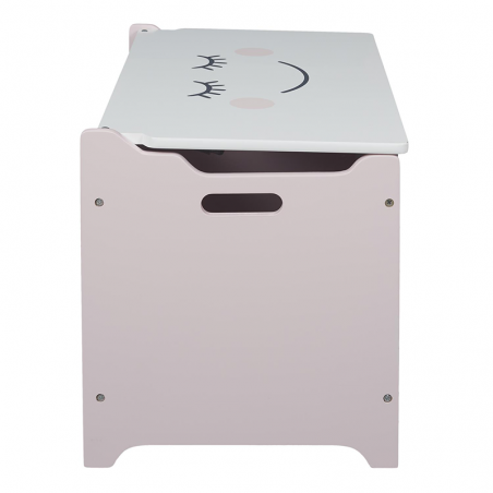 Coffre A Jouets Moon Blanc Home Deco Kids