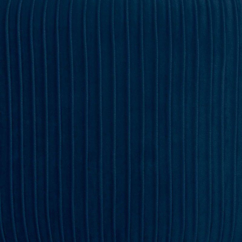 Tabouret et fauteuil plissé Solaro Bleu Atmosphera