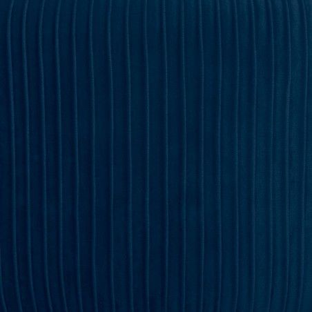 Tabouret et fauteuil plissé Solaro Bleu Atmosphera