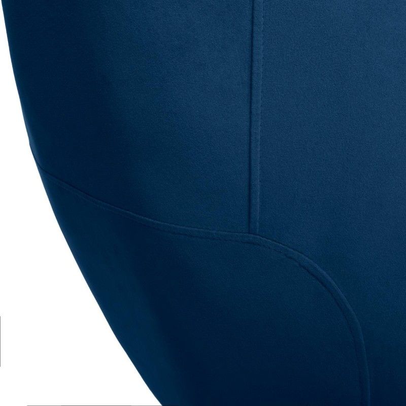 Tabouret et fauteuil plissé Solaro Bleu Atmosphera