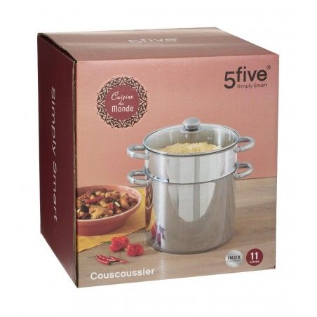 Couscoussier en Inox 11L D26 Secret de Gourmet