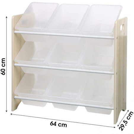 Meuble De Rangements Avec 9 Casiers Atmosphera For Kids